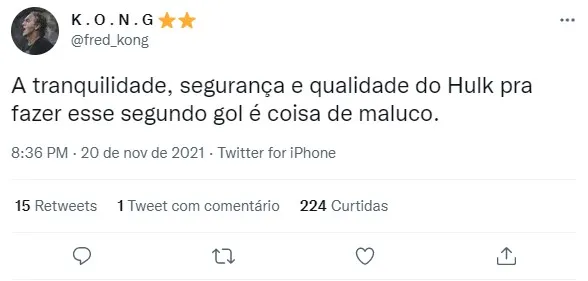 gol do hulk hoje