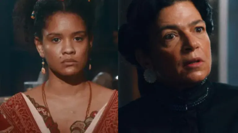 Zayla se vinga de Madame Lambert em Nos Tempos do Imperador