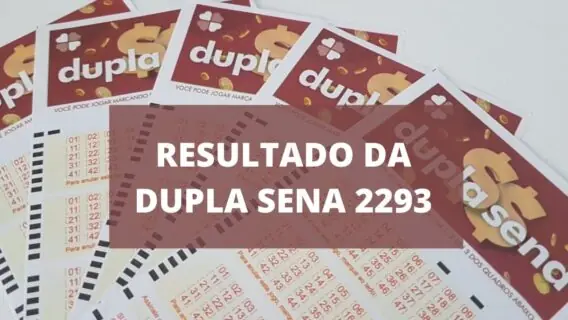 Resultado da Dupla Sena 2293: veja os números desta quinta-feira (04/11)
