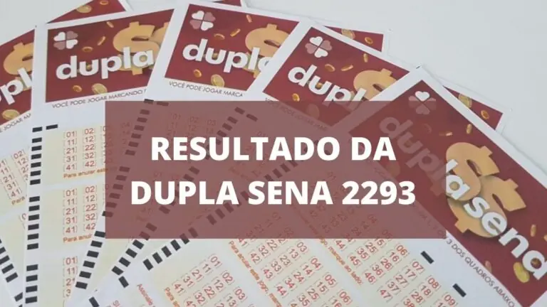 Resultado da Dupla Sena 2293: veja os números desta quinta-feira (04/11)