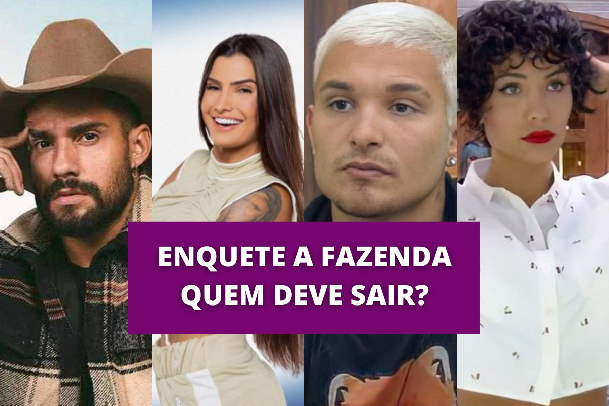 Votação Enquete A Fazenda 2023 quem sai: Black, Rada, WL, André ou Tonzão