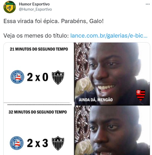 Veja os melhores memes do Galo campeão do Brasileirão memes do galo hoje