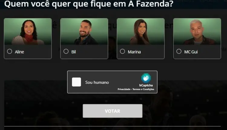 votação