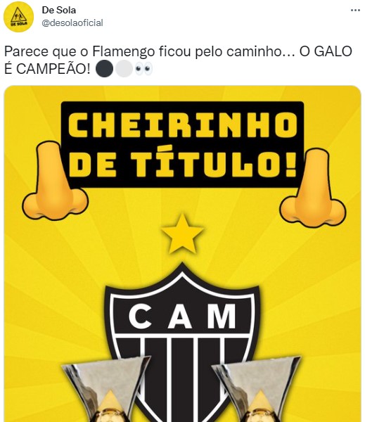 Veja os melhores memes do Galo campeão do Brasileirão memes do galo hoje