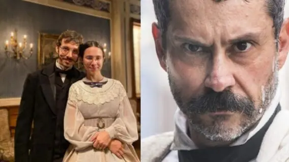 Nélio e Dolores vão fugir de Tonico em Nos Tempos do Imperador