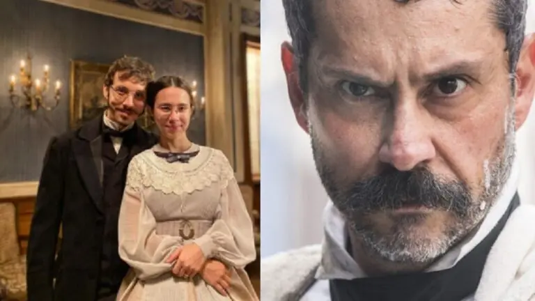 Nélio e Dolores vão fugir de Tonico em Nos Tempos do Imperador