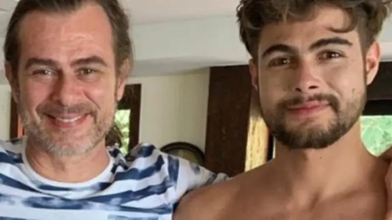 Pai de Rafael Vitti chama atenção por semelhança com o ator