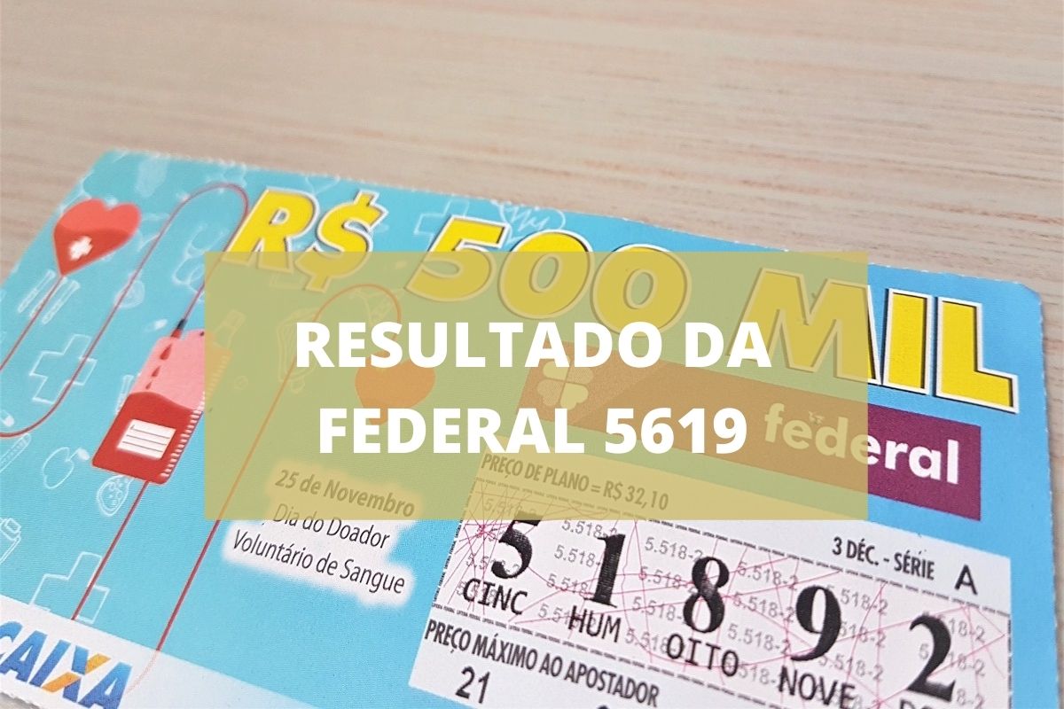 Resultado da Loteria Federal 5619