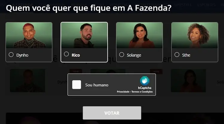 votação