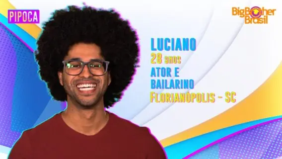 Luciano é confirmado participante do BBB 22 no ‘Pipoca’