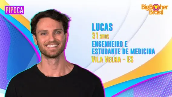 Conheça Lucas, participante do BBB 22 confirmado no ‘Pipoca’