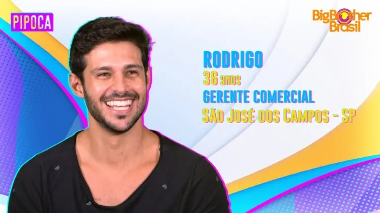 Do interior de SP, Rodrigo é participante confirmado do BBB 22