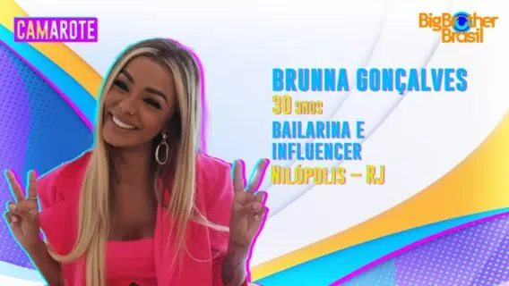 Esposa da Ludmilla, Brunna Gonçalves é participante do BBB 22