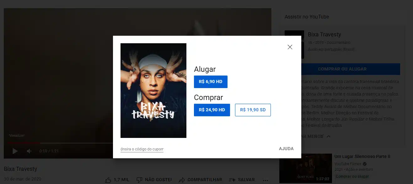 linn da quebrada documentário onde assistir