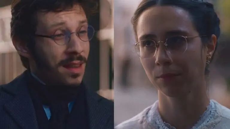 Dolores e Nélio encontram a filha Mercedes em Nos Tempos do Imperador