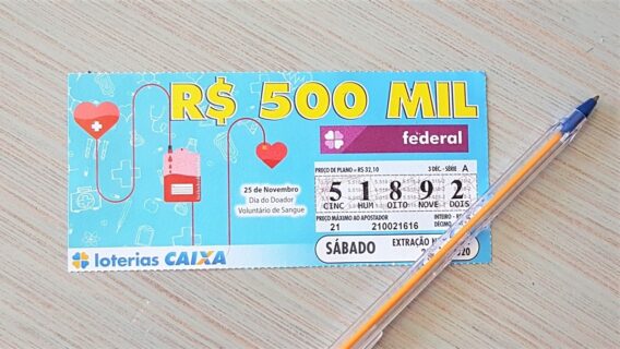 Loteria Federal 5631: bilhete do RJ ganha prêmio de R$ 500 mil