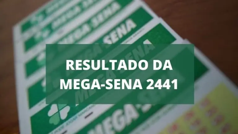 Resultado da Mega-Sena 2441 de quarta-feira (05/01/22)