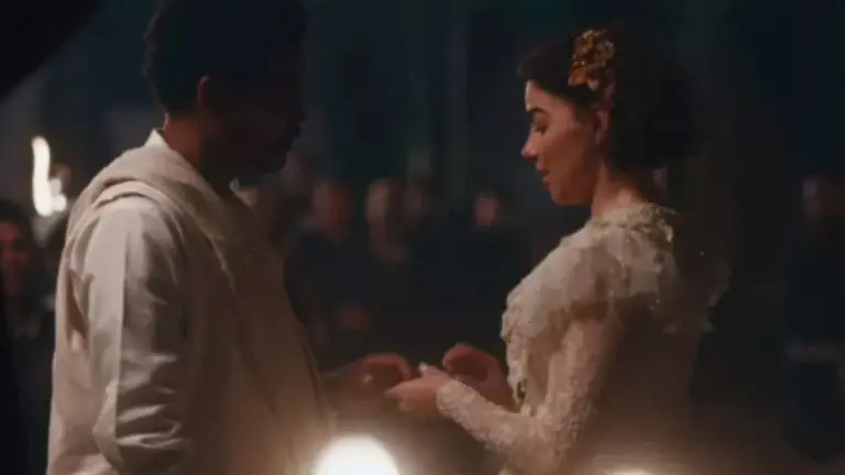 Samuel e Pilar se casam na reta final de Nos Tempos do Imperador