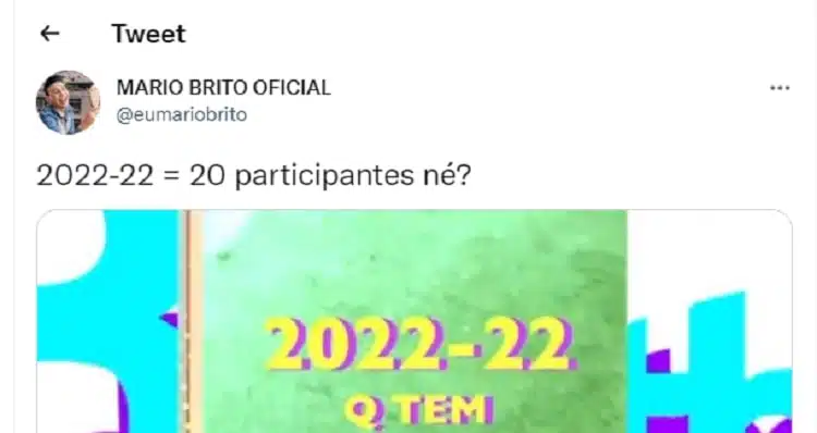Falta uma semana BBB 22