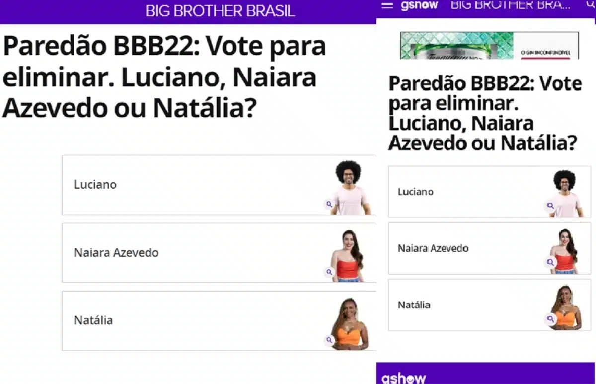 votação