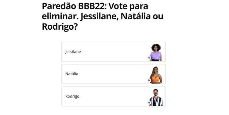 votação