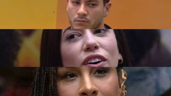 Enquete UOL parcial indica quem sai do BBB 22 entre Arthur, Lari e Linn
