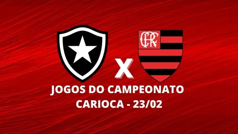 Jogos do Campeonato Carioca hoje (23/02): horários e onde assistir