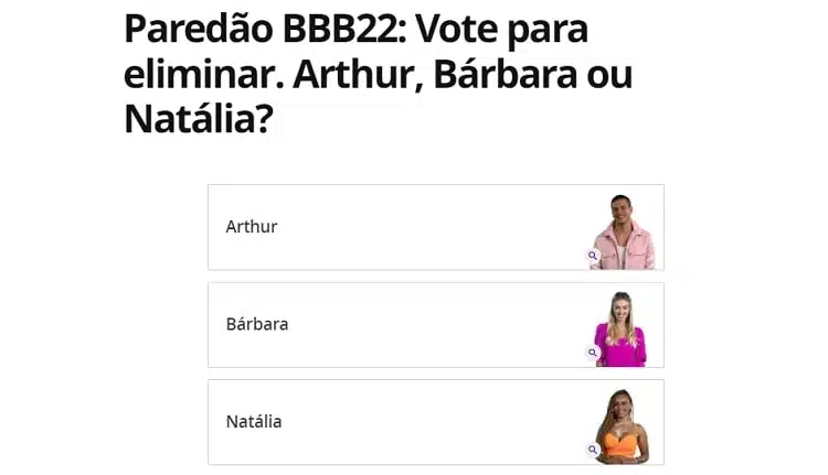 votação