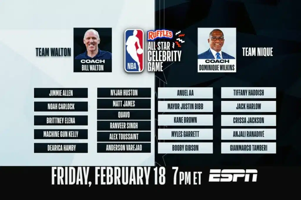 jogo das celebridades nba 2022