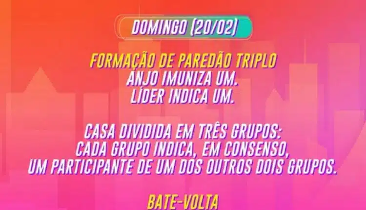 paredão da semana