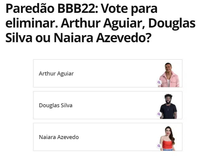 como está a votação do BBB 22