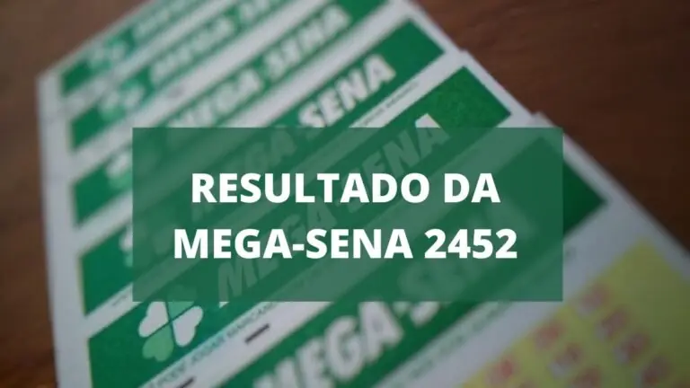 Resultado da Mega Sena 2452, concurso de quarta-feira (9/02)