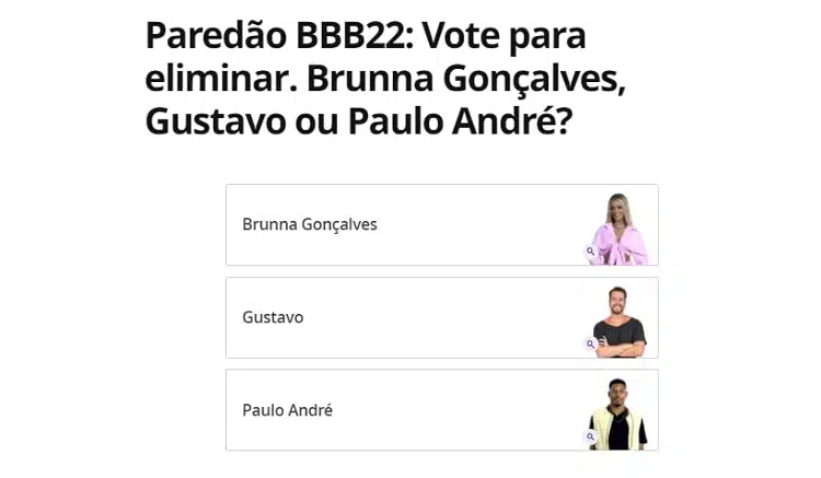 votação