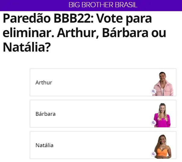 quem vai sair do bbb 22