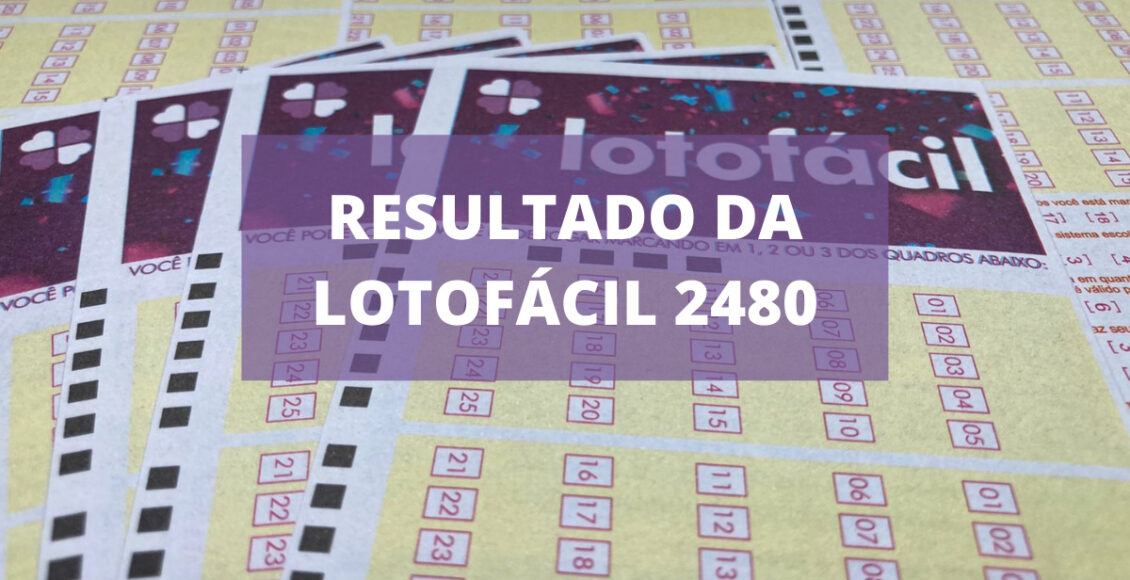 Resultado da Lotofácil 2480