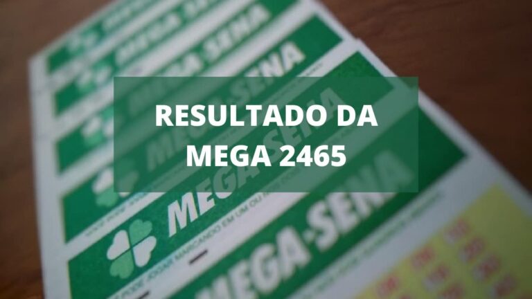 Resultado da Mega-Sena concurso 2465 de quarta (23/03/22)