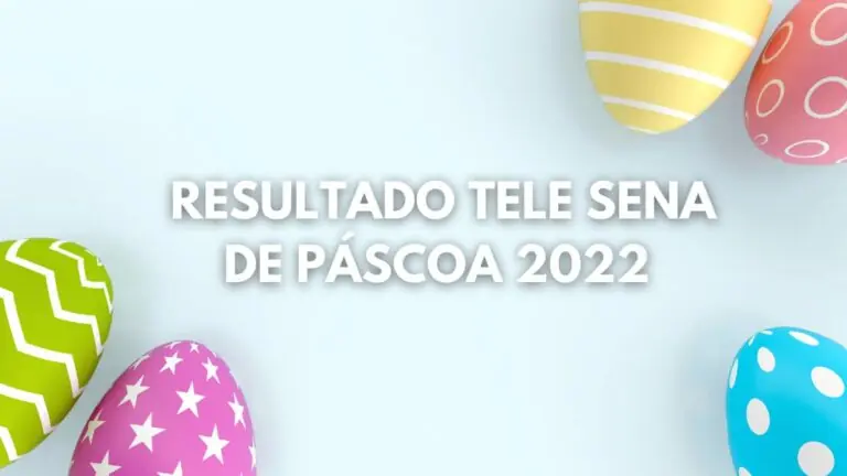 Resultado da Tele Sena de Páscoa 2022 hoje, domingo (20/03)