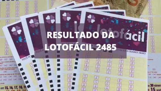Resultado da Lotofácil 2485 de hoje, quinta-feira (31/03/22)