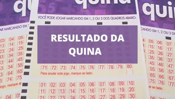 Resultado da Quina concurso 5819 de sábado (02/04/2022)