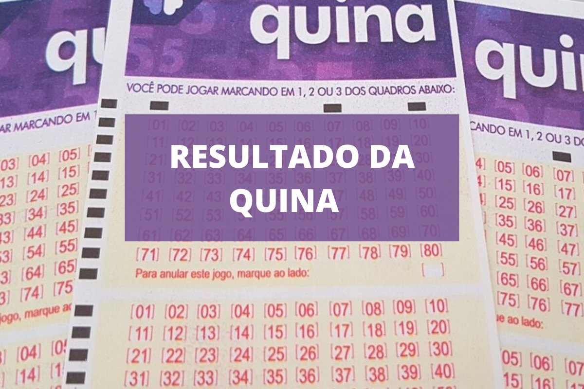 Resultado da Quina Concurso 5352 de hoje, sexta, 28 de agosto (28/08)