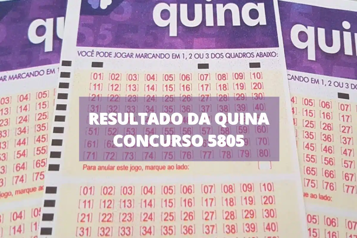 Resultado da Quina 5805