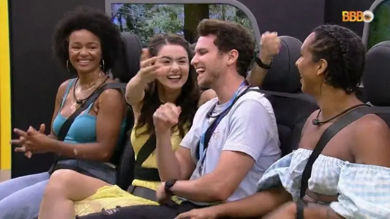 Almoço do anjo do BBB 22: Lucas convida Eslovênia, Natália e Lina