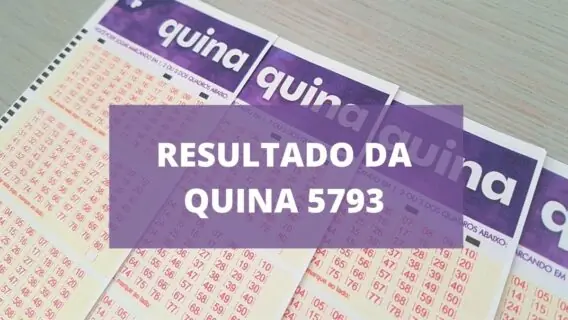 Resultado da Quina 5793 de hoje, quinta-feira (03/03)