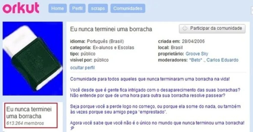 Comunidades do orkut 