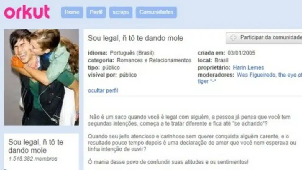 Comunidades do orkut 
