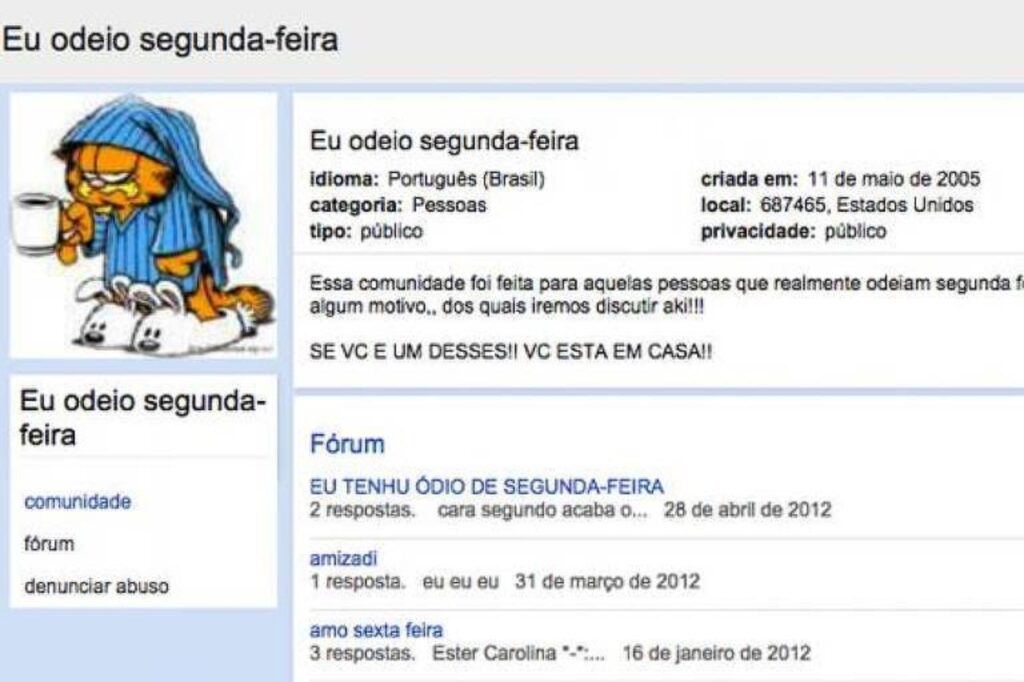 Comunidades do orkut 