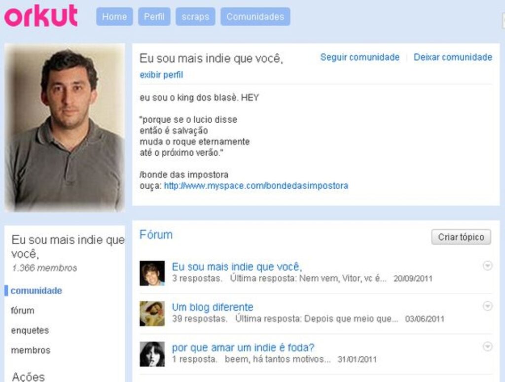 Comunidades do orkut 