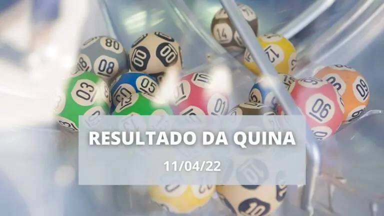 Resultado da Quina concurso 5826 de hoje, segunda – 11/04/2022