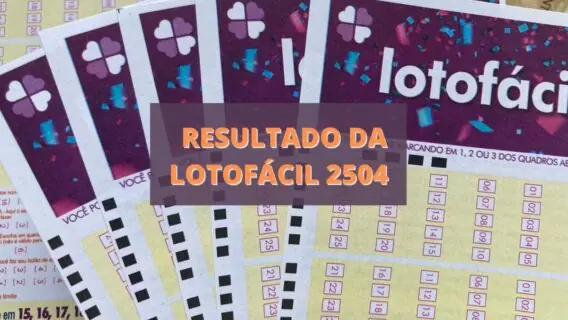 Resultado da Lotofácil 2504 de hoje, segunda-feira (25/04/22)