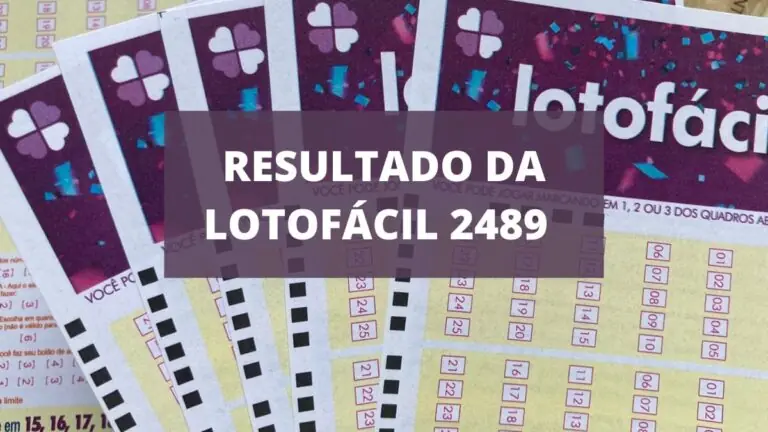 Resultado Lotofácil 2489 de hoje, terça-feira (05/04/22)